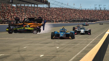 Team Penske IndyCar iRacing Race Report - Indianapolis